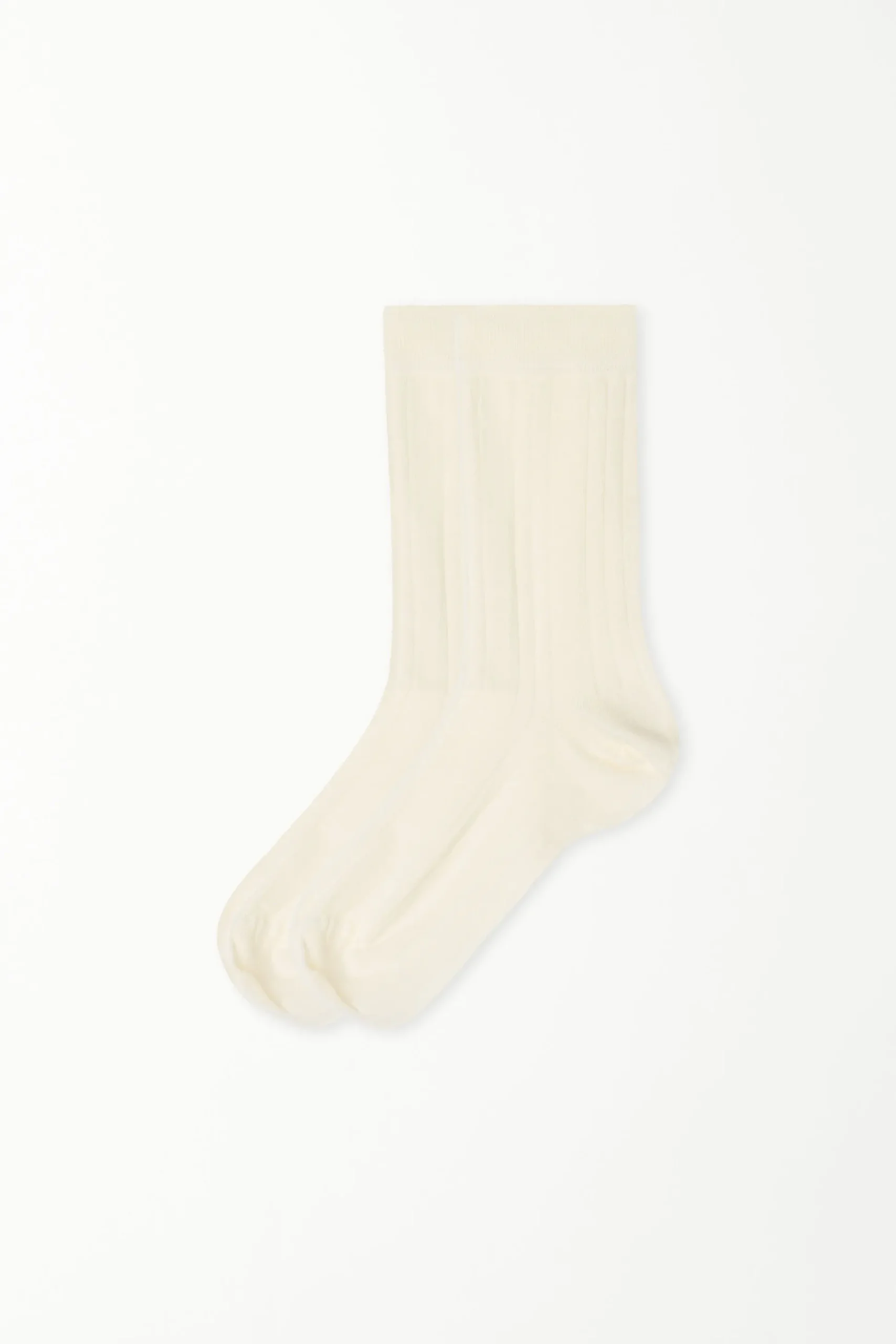 Irregular Ribbed 3/4-Length Socks - Socks - Women | Tezenis