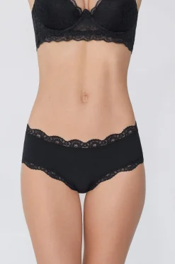 Lace And Microfiber Cheeky Hipster - French Cut - Women | Tezenis