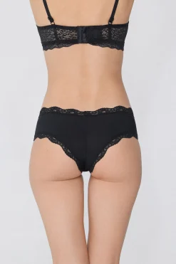 Lace And Microfiber Cheeky Hipster - French Cut - Women | Tezenis