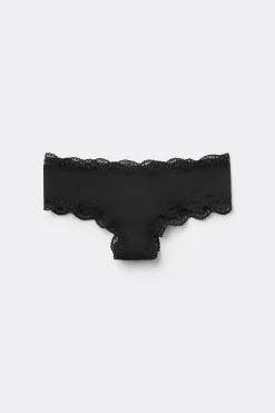 Lace And Microfiber Cheeky Hipster - French Cut - Women | Tezenis