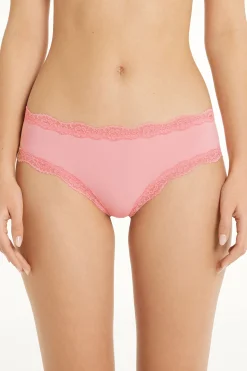 Lace And Microfiber Cheeky Hipster - French Cut - Women | Tezenis