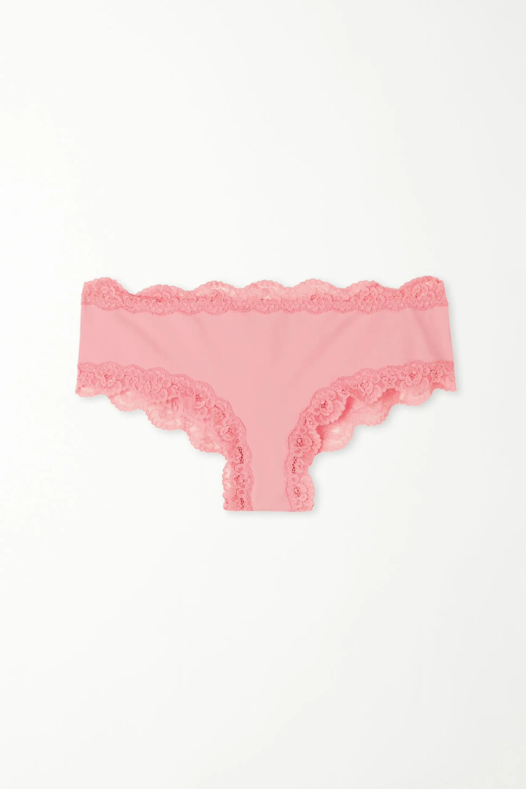 Lace And Microfiber Cheeky Hipster - French Cut - Women | Tezenis