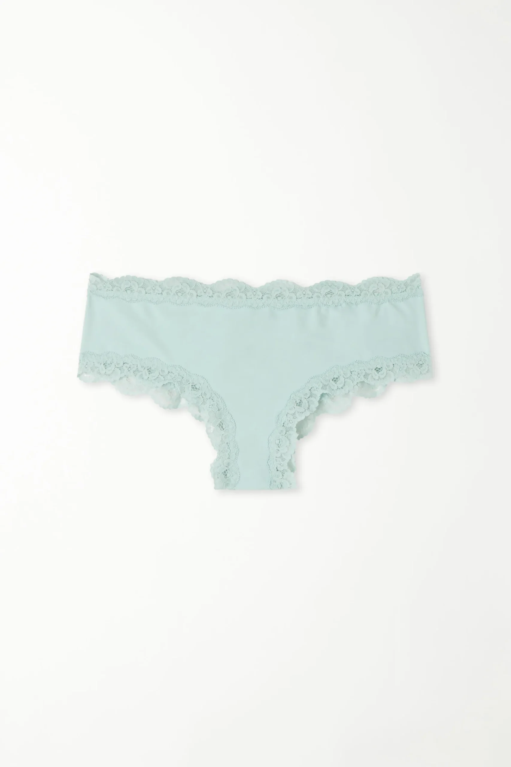 Lace And Microfiber Cheeky Hipster - French Cut - Women | Tezenis