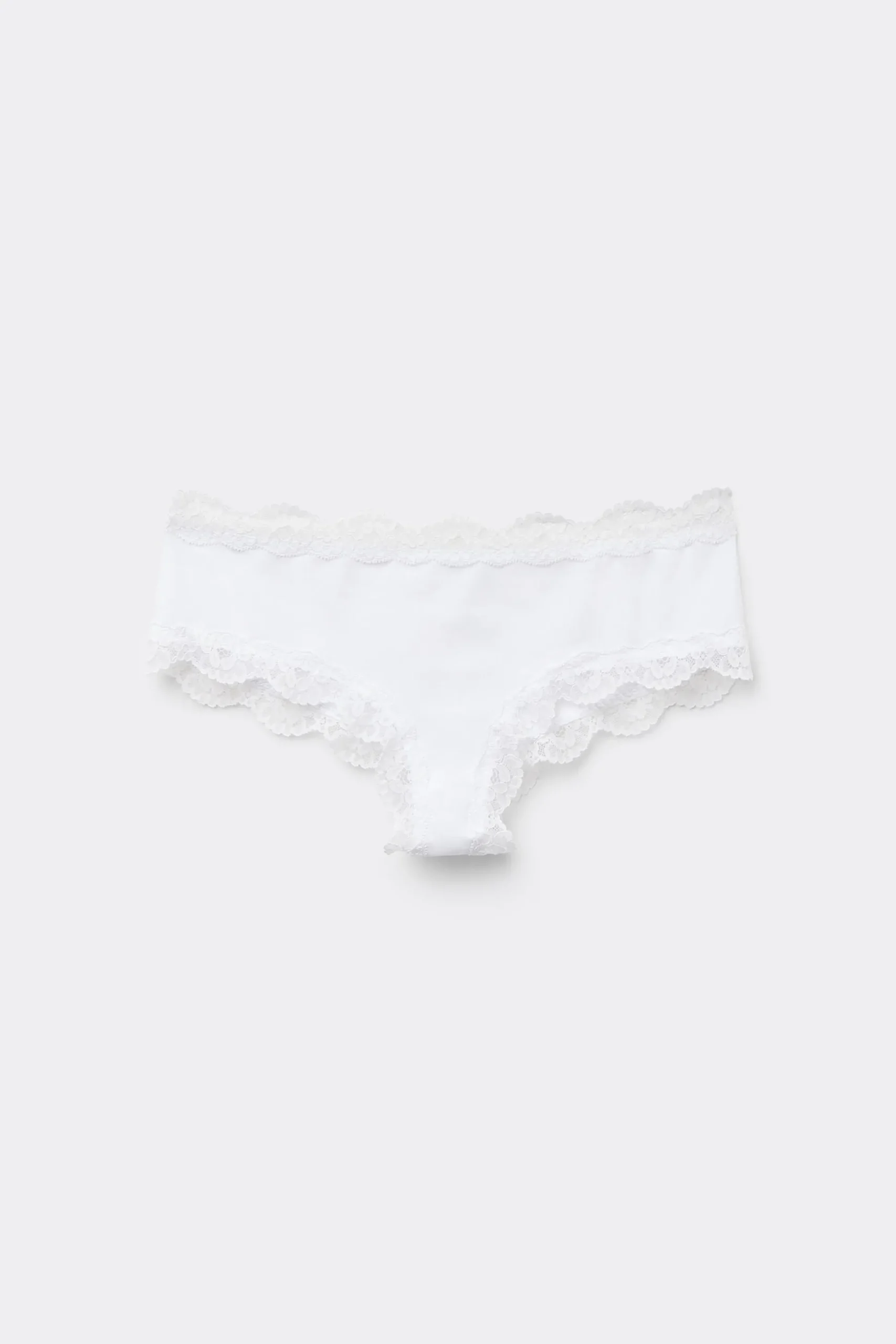 Lace And Microfiber Cheeky Hipster - French Cut - Women | Tezenis