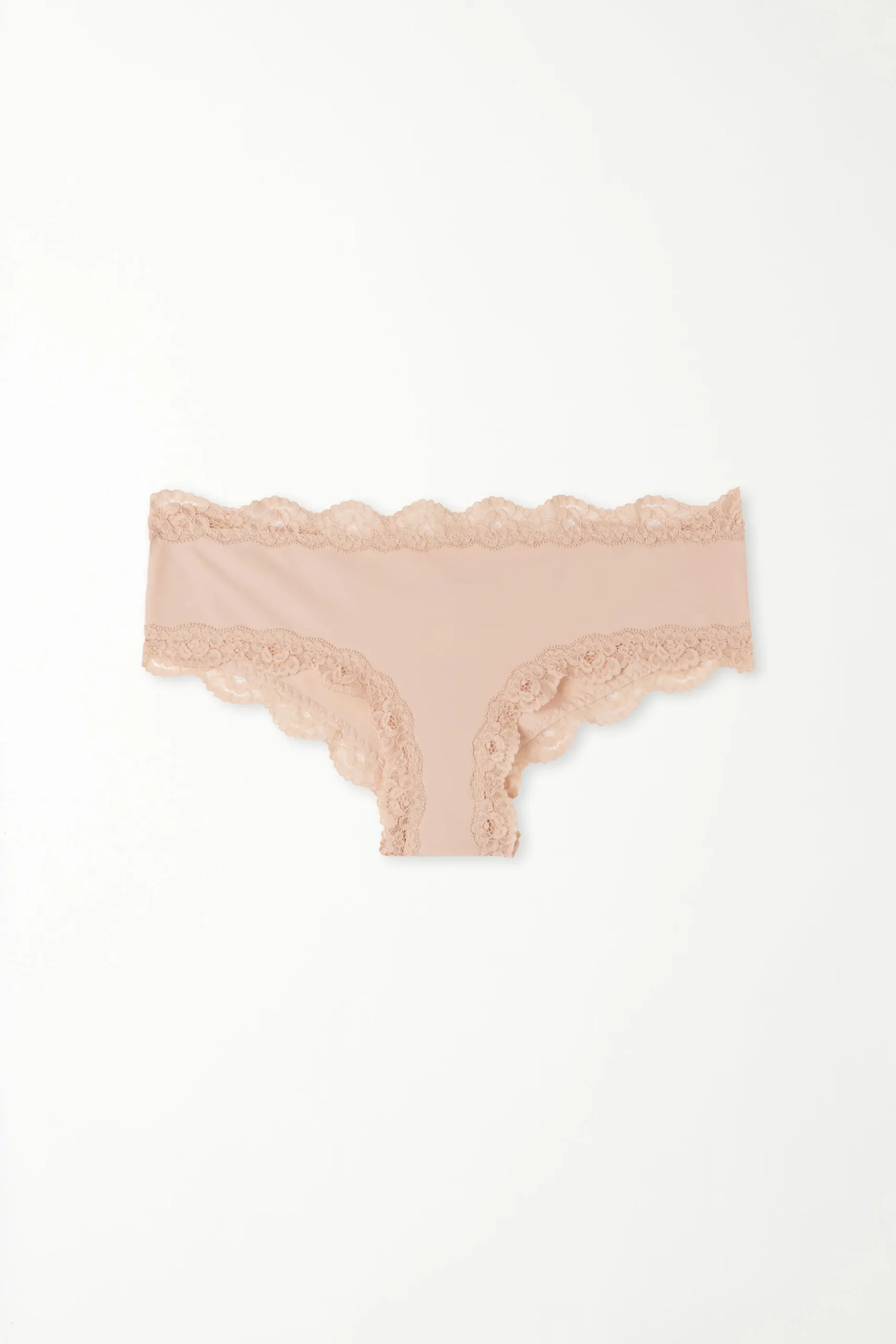 Lace And Microfiber Cheeky Hipster - French Cut - Women | Tezenis