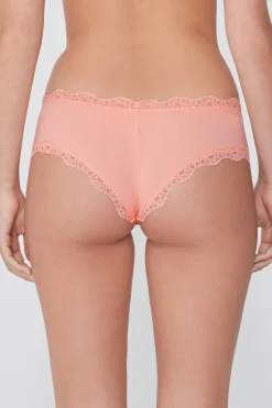 Lace And Microfiber Cheeky Hipster - French Cut - Women | Tezenis