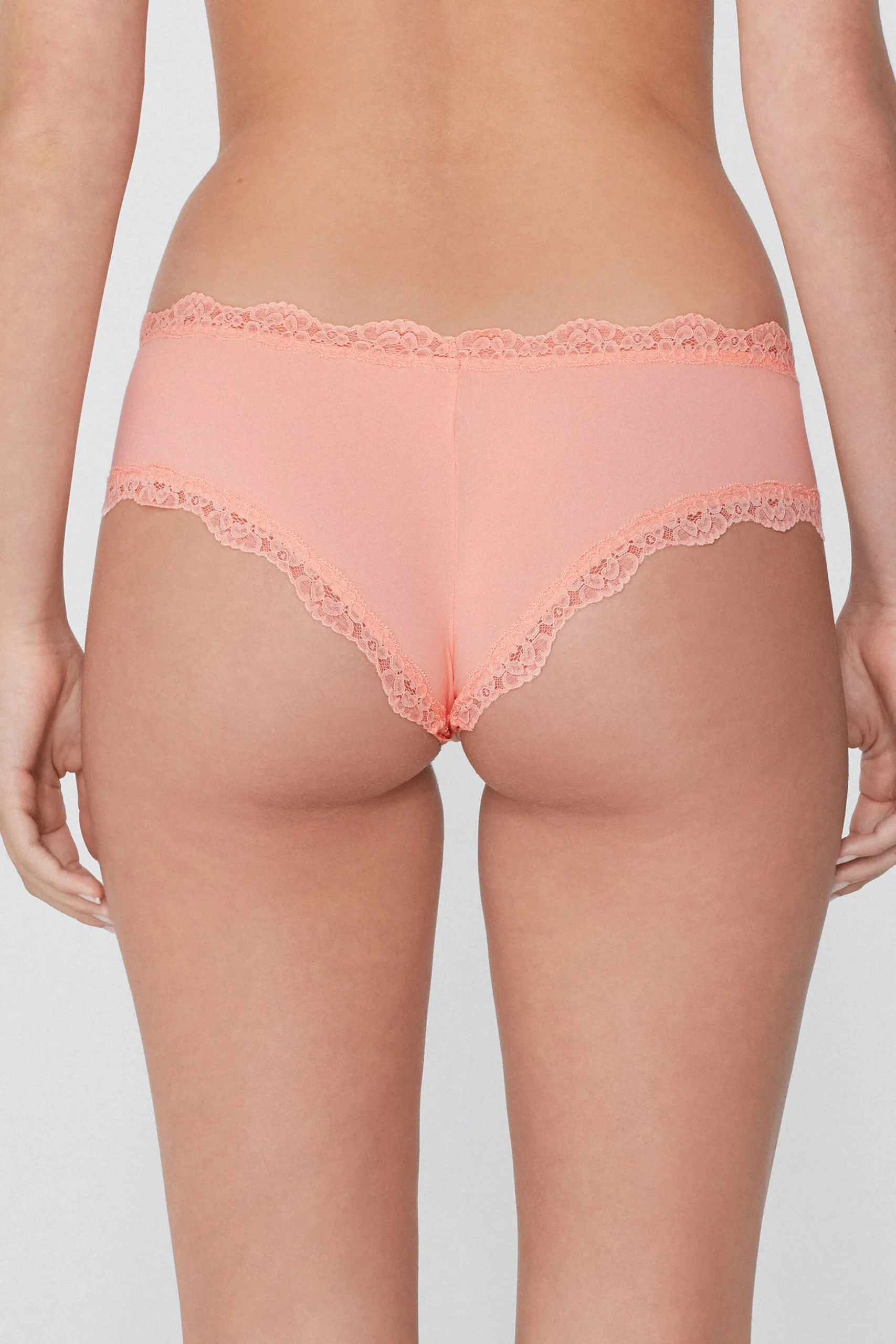 Lace And Microfiber Cheeky Hipster - French Cut - Women | Tezenis