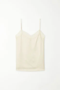 Lace And Satin Tank Top - Pajama Sets - Women | Tezenis