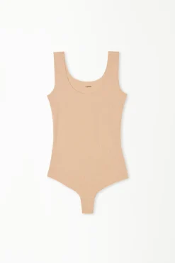 Laser-Cut Cotton Bodysuit - Underwear Bodysuits - Women | Tezenis