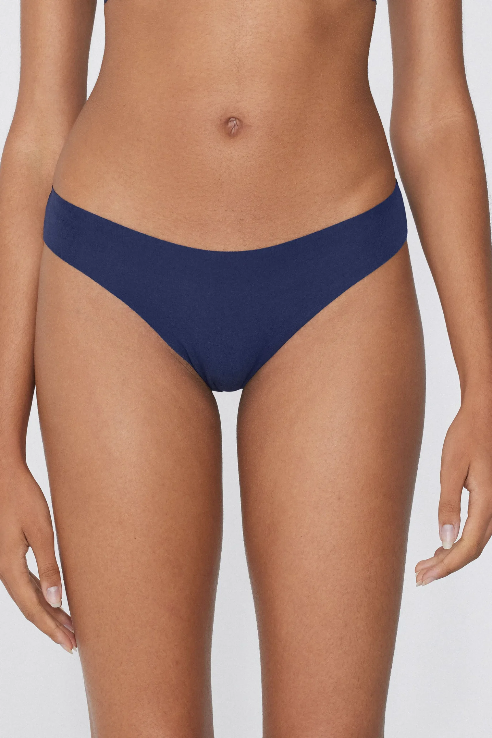 Laser-Cut Cotton Recycled Lace Brazilian Panties - Cheeky Briefs - Women | Tezenis