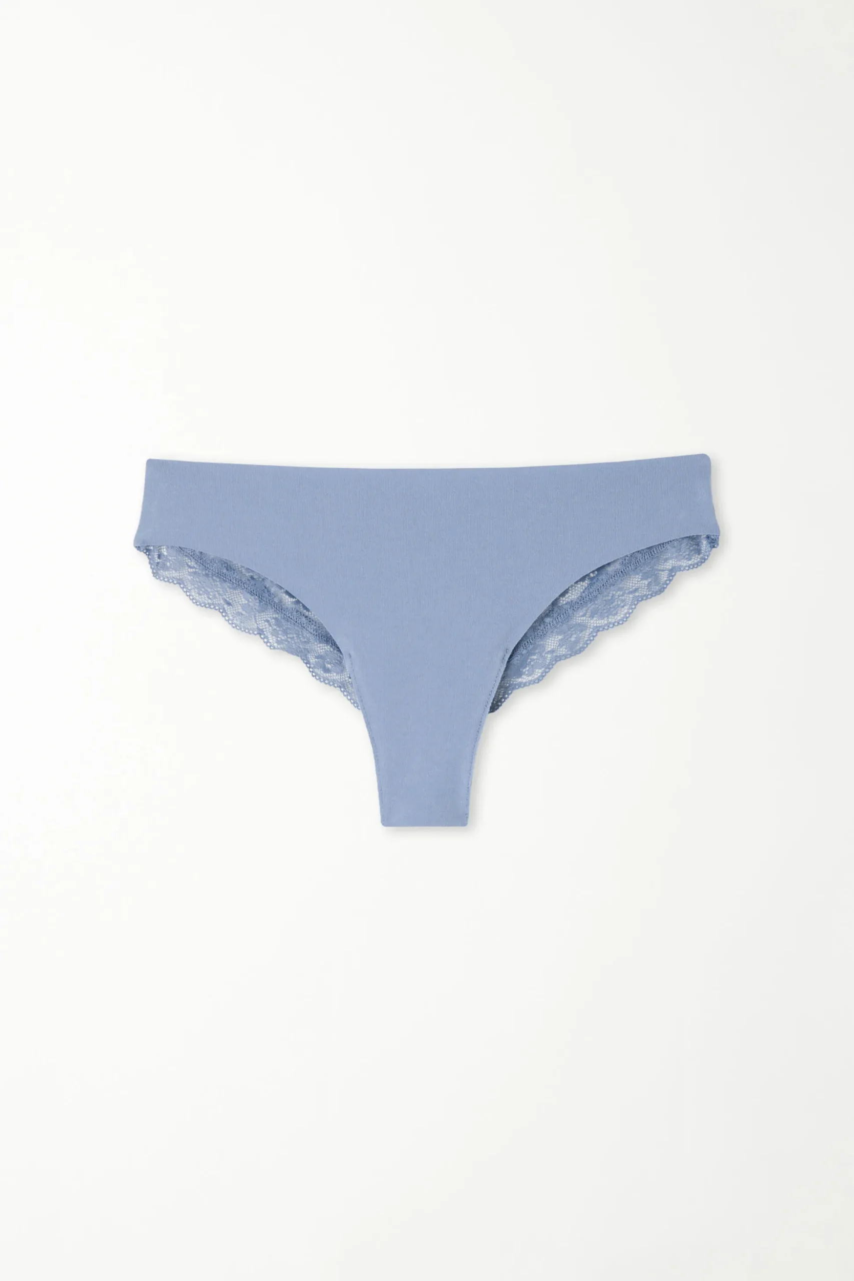 Laser-Cut Cotton Recycled Lace Brazilian Panties - Cheeky Briefs - Women | Tezenis