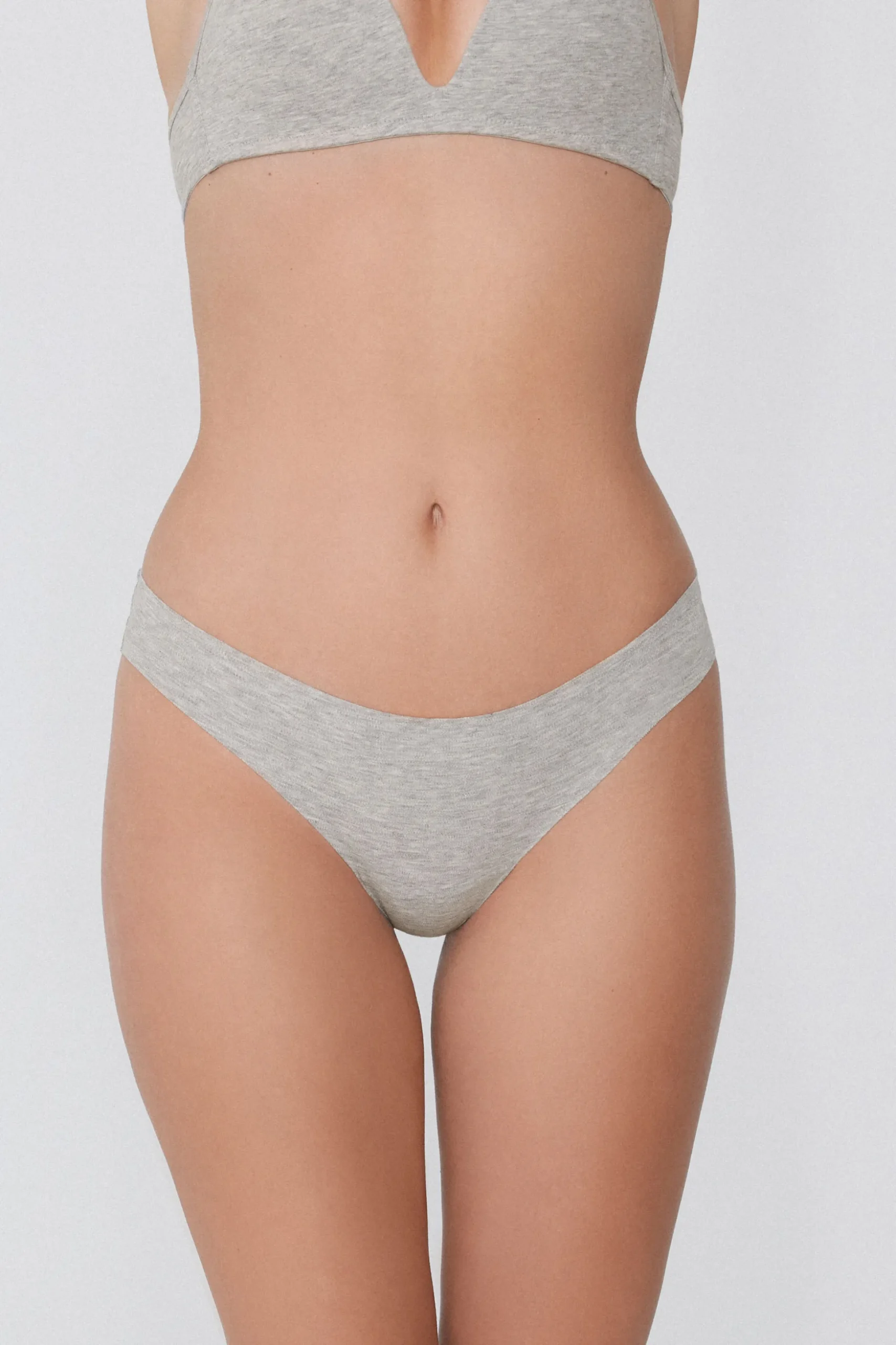 Laser-Cut Cotton Recycled Lace Brazilian Panties - Cheeky Briefs - Women | Tezenis
