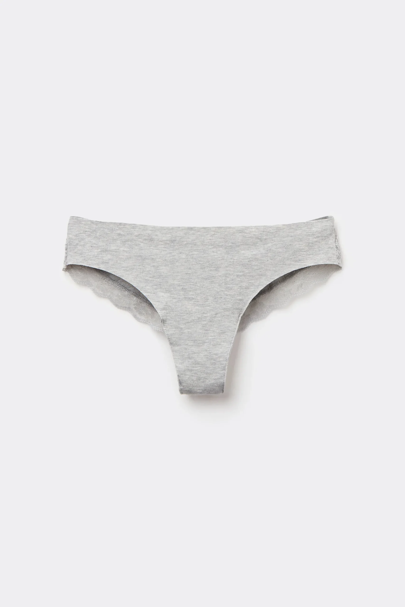Laser-Cut Cotton Recycled Lace Brazilian Panties - Cheeky Briefs - Women | Tezenis