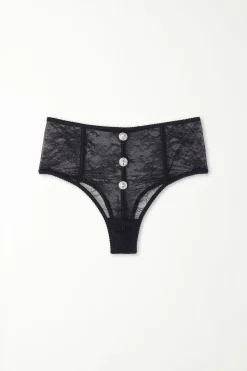 Last Night Lace High-Waisted Hipsters - French Cut - Women | Tezenis