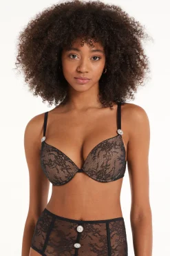 Last Night Lace Los Angeles Super Push-Up Bra - Push-up - Women | Tezenis