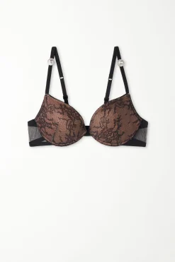 Last Night Lace Los Angeles Super Push-Up Bra - Push-up - Women | Tezenis