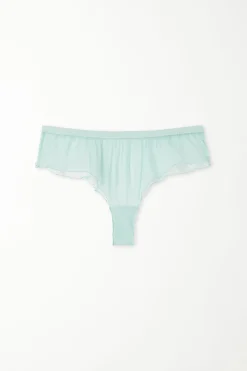 Lettuce Leaf Tulle Hipsters - French Cut - Women | Tezenis