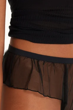 Lettuce Leaf Tulle Hipsters - French Cut - Women | Tezenis