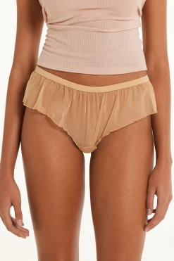 Lettuce Leaf Tulle Hipsters - French Cut - Women | Tezenis