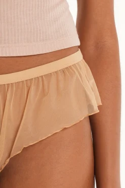 Lettuce Leaf Tulle Hipsters - French Cut - Women | Tezenis