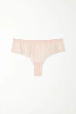 Lettuce Leaf Tulle Hipsters - French Cut - Women | Tezenis