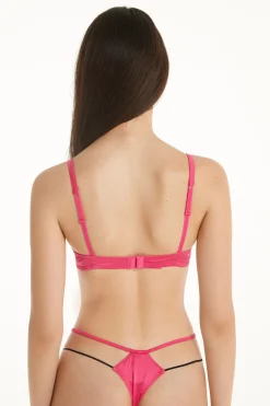 Lipstick Satin Los Angeles Super Push-Up Bra - Push-up - Women | Tezenis