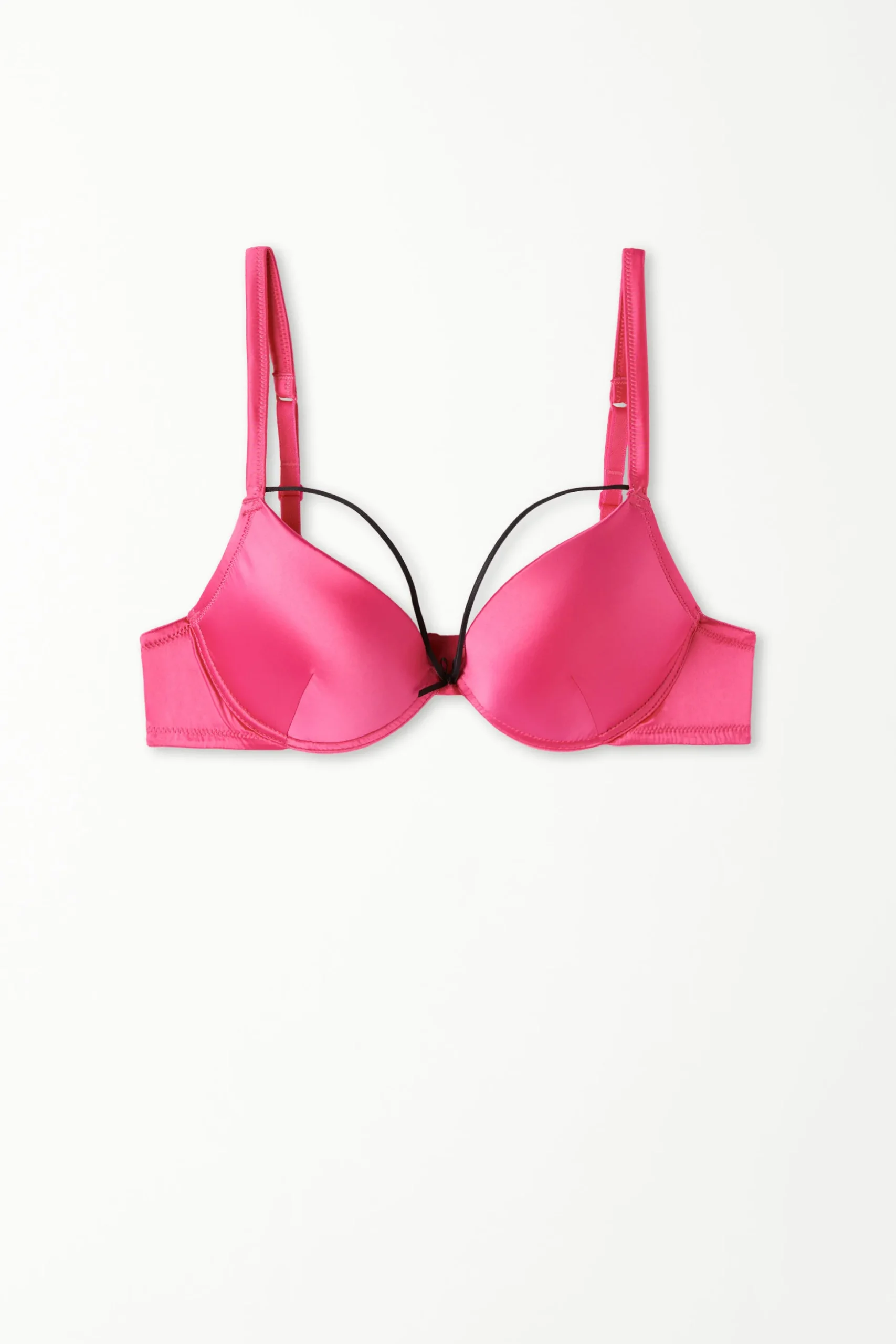 Lipstick Satin Los Angeles Super Push-Up Bra - Push-up - Women | Tezenis