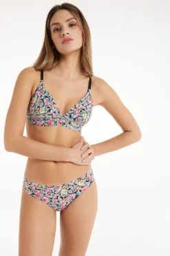 Lisbon Printed Microfiber Triangle Bra - Triangle - Women | Tezenis