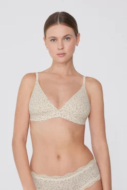 Lisbon Printed Microfiber Triangle Bra - Triangle - Women | Tezenis