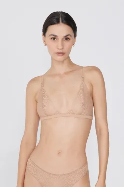 Lisbon Unpadded Recycled Lace Triangle Bra - Triangle - Women | Tezenis