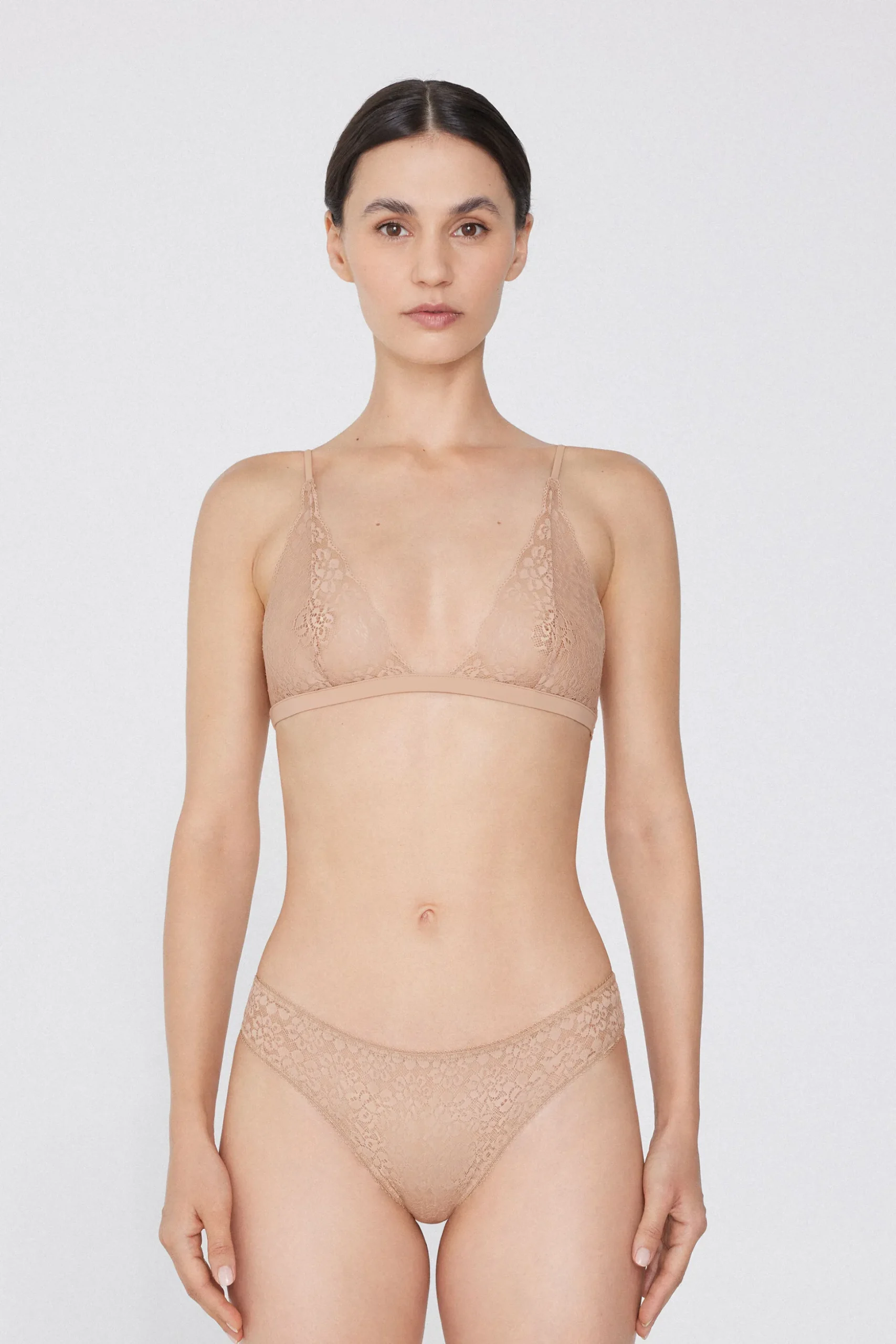 Lisbon Unpadded Recycled Lace Triangle Bra - Triangle - Women | Tezenis