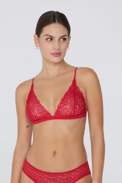 Lisbon Unpadded Recycled Lace Triangle Bra - Triangle - Women | Tezenis