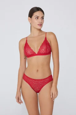 Lisbon Unpadded Recycled Lace Triangle Bra - Triangle - Women | Tezenis