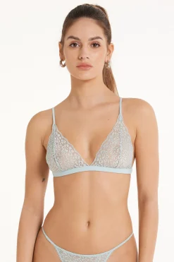 Lisbon Unpadded Recycled Lace Triangle Bra - Triangle - Women | Tezenis
