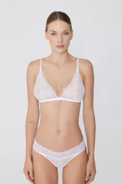 Lisbon Unpadded Recycled Lace Triangle Bra - Triangle - Women | Tezenis