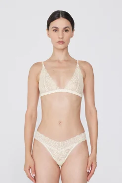 Lisbon Unpadded Recycled Lace Triangle Bra - Triangle - Women | Tezenis