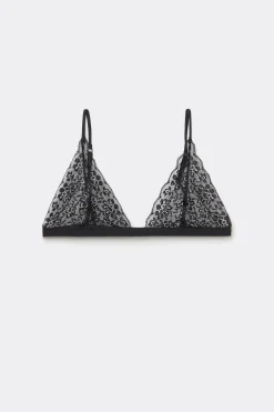 Lisbon Unpadded Recycled Lace Triangle Bra - Triangle - Women | Tezenis