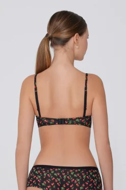 London Bra In Printed Cotton - Triangle - Women | Tezenis