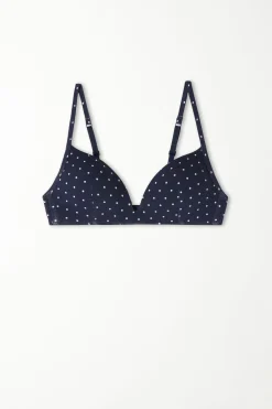 London Bra In Printed Cotton - Triangle - Women | Tezenis