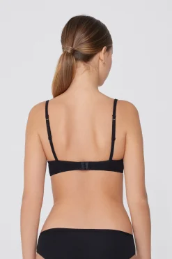London Non-Wired Padded Triangle Bralette In Cotton - Triangle - Women | Tezenis