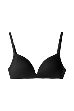 London Non-Wired Padded Triangle Bralette In Cotton - Triangle - Women | Tezenis
