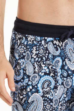 Long Cotton Sweatpants With Drawstring - Long Pajamas - Men | Tezenis