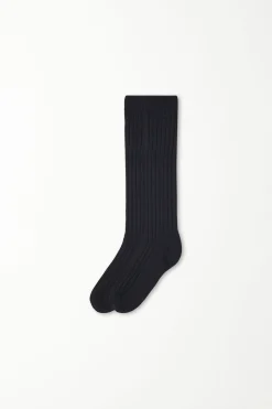 Long Heavy Ribbed Socks - Socks - Women | Tezenis
