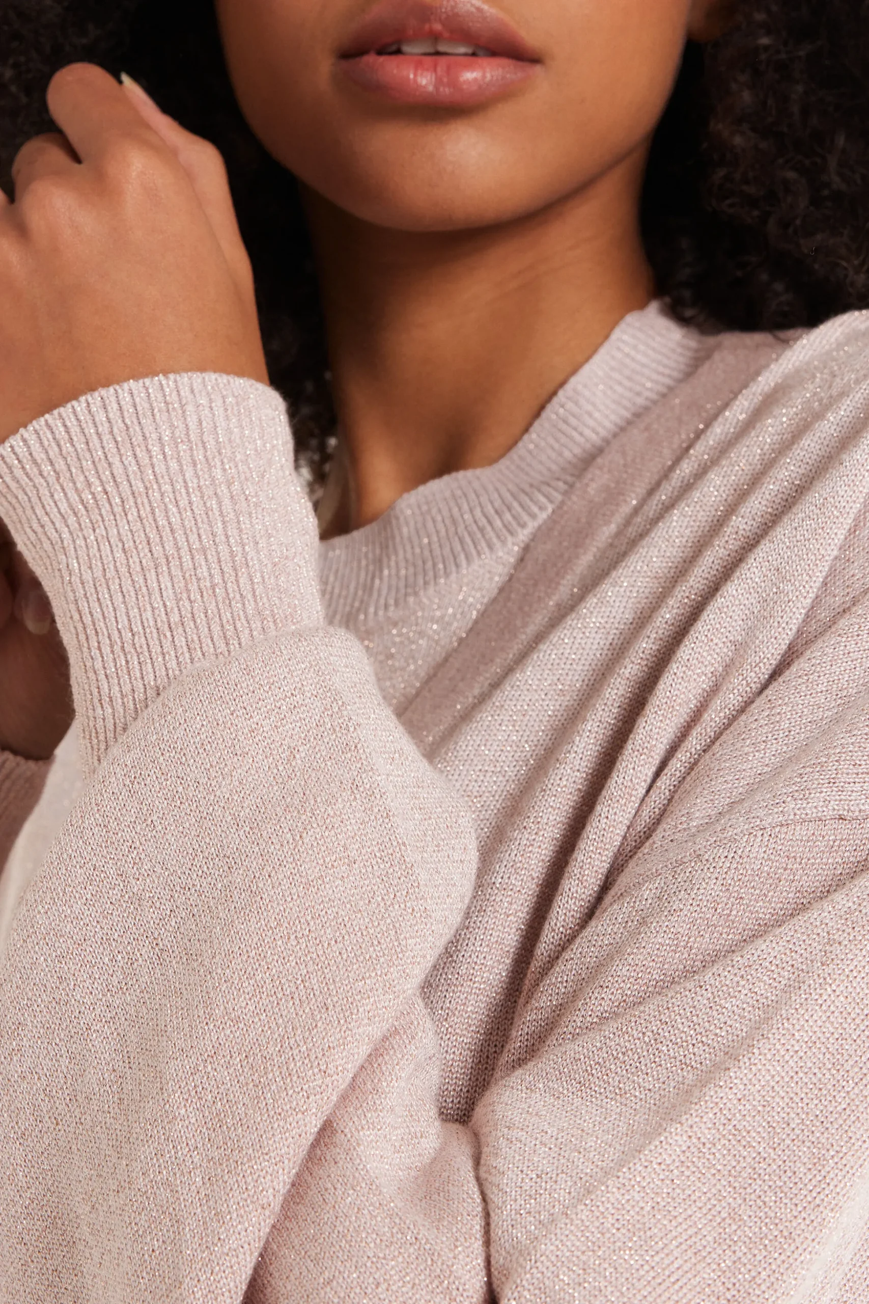 Long Sleeve Coated Fabric Buttoned Cropped Cardigan - Cardigans And Sweaters - Women | Tezenis