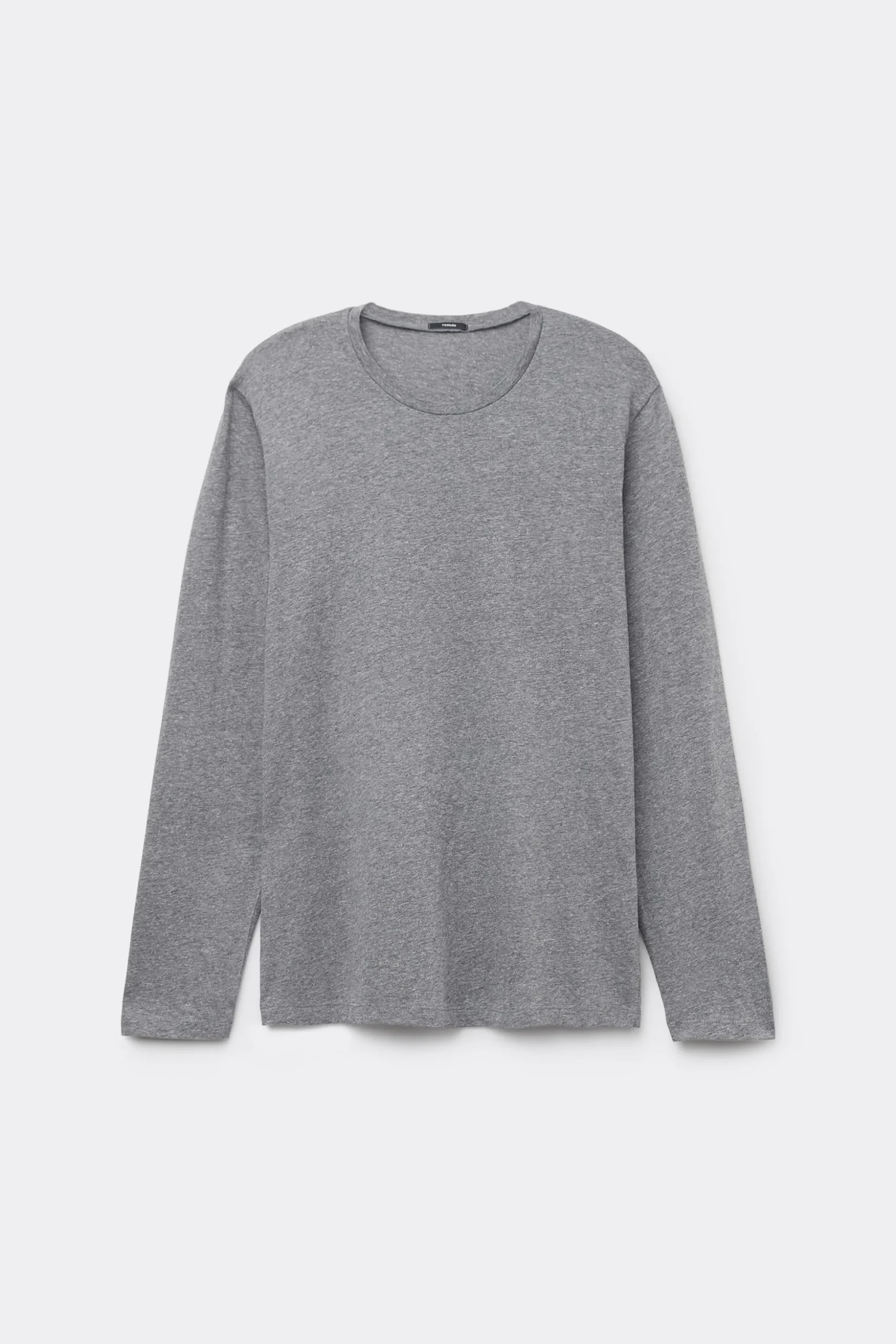 Long Sleeve Cotton Crew Neck Top - Long-Sleeved Tops - Men | Tezenis