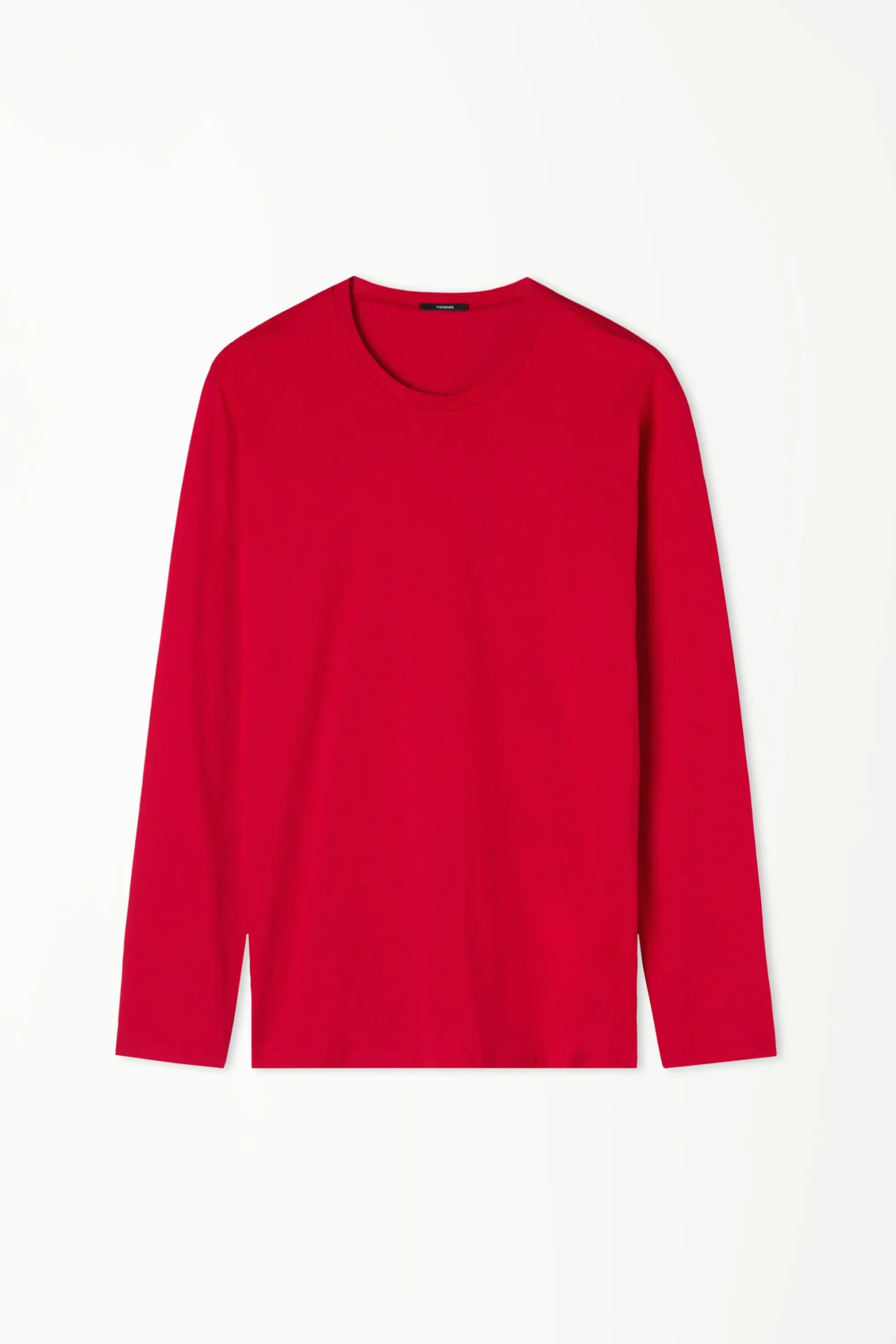 Long Sleeve Cotton Crew Neck Top - Long-Sleeved Tops - Men | Tezenis