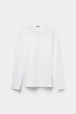 Long Sleeve Cotton Crew Neck Top - Long-Sleeved Tops - Men | Tezenis