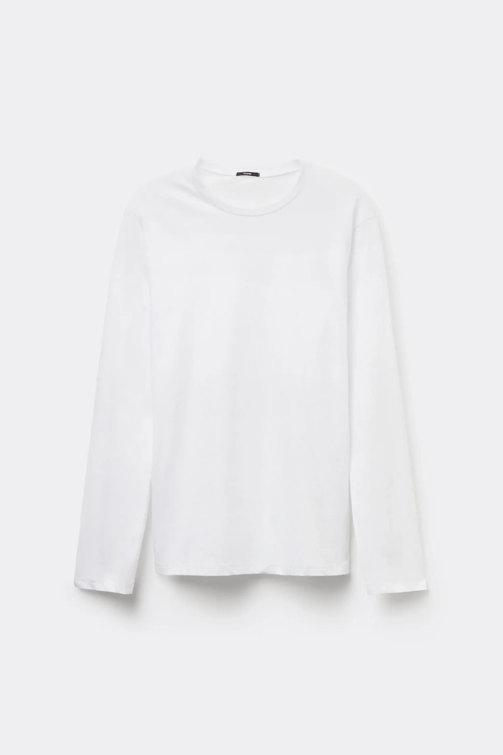 Long Sleeve Cotton Crew Neck Top - Long-Sleeved Tops - Men | Tezenis