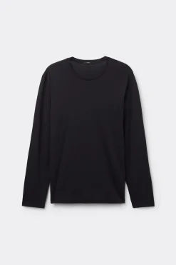 Long Sleeve Cotton Crew Neck Top - Long-Sleeved Tops - Men | Tezenis