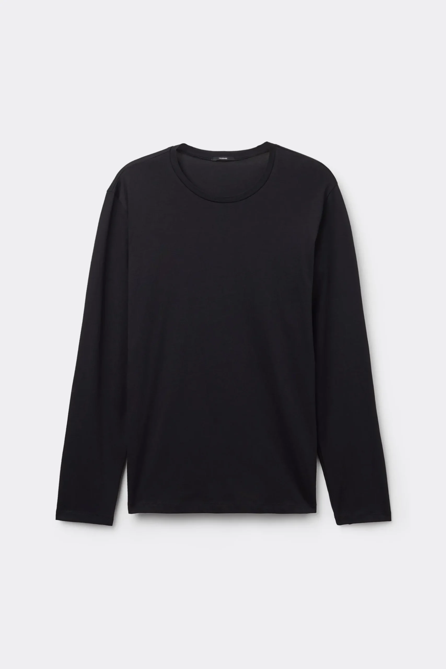 Long Sleeve Cotton Crew Neck Top - Long-Sleeved Tops - Men | Tezenis